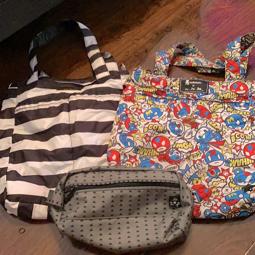 2 Ju-Ju-Be be lights, pouch bundle